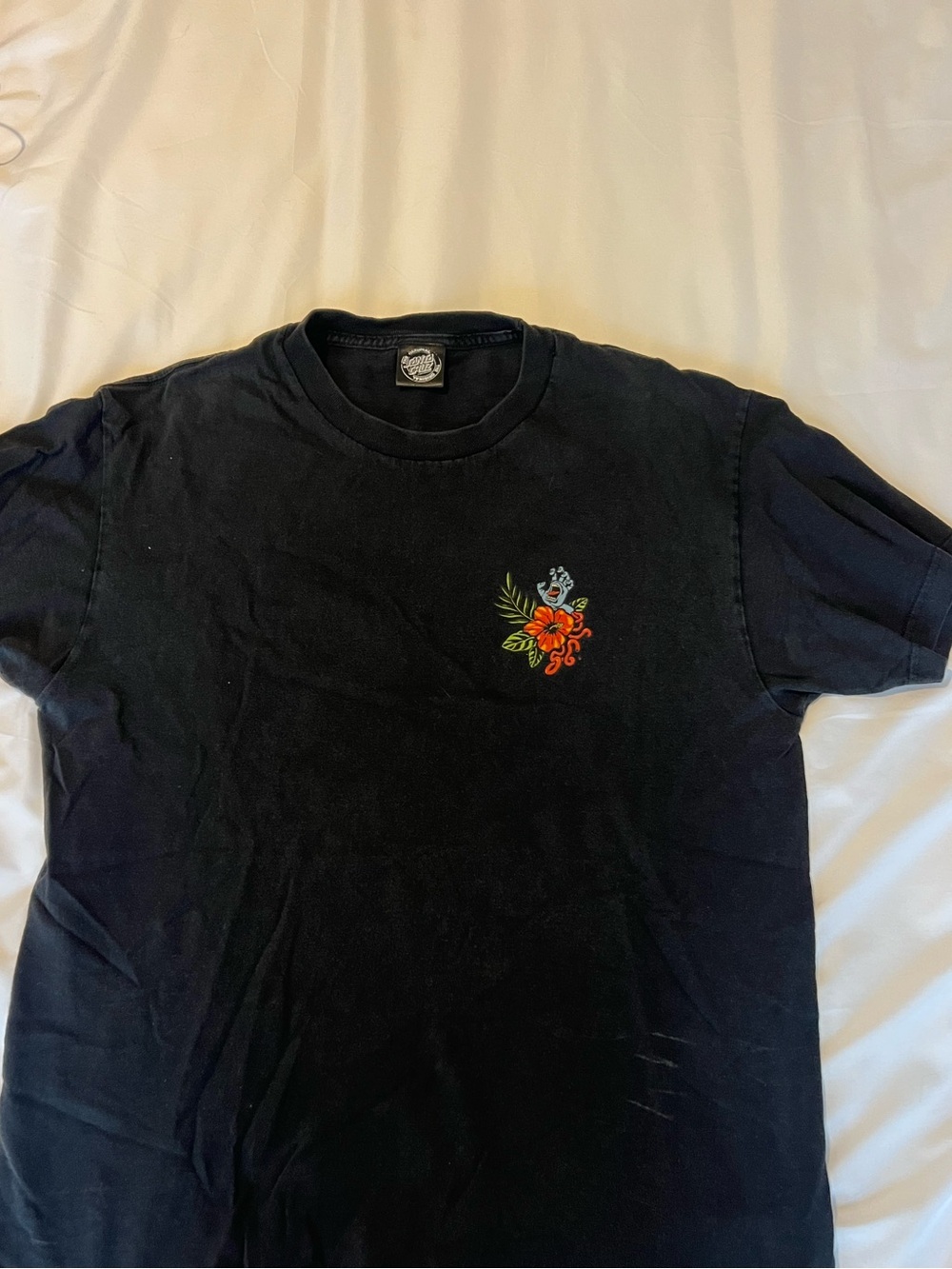 Santa Cruz Black Men’s T- Shirt Size Medium